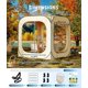 thumbnail image 2 of QinaQin Carpa plegable pop up de 6 x 6 pies para 4 a 6 personas, refugio portátil con mosquitero y bolsa de transporte, ideal para camping, patio o actividades al aire libre, 2 of 7