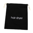thumbnail image 2 of Secador de cabello Bolsa de almacenamiento Organizador de viajes Bolsas de dibujo Simple compactación de almacenamiento Compacto P sol de viaje Multi Negro, 2 of 8
