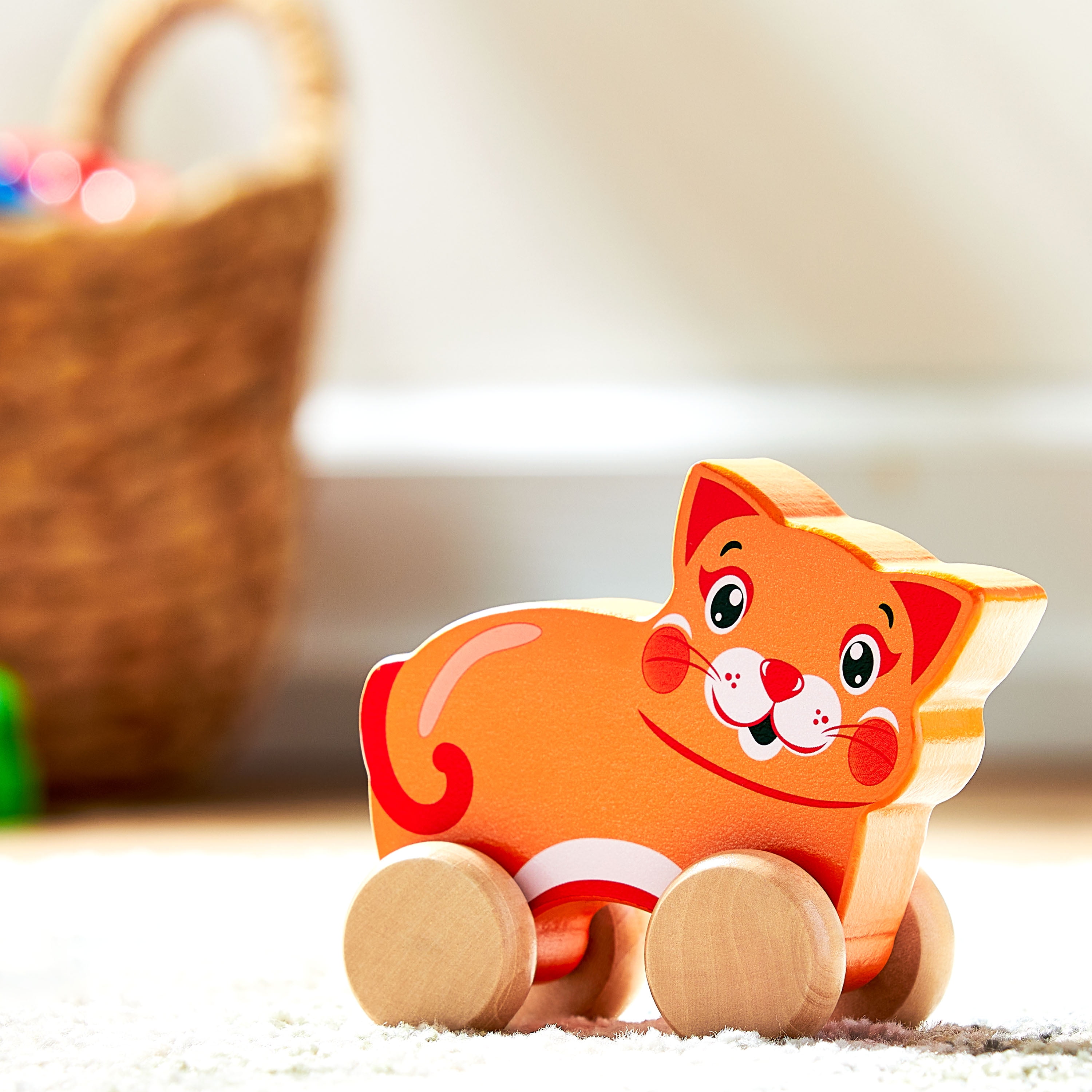 (2 pack) Spark Create Imagine Wooden Cat Car