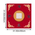 thumbnail image 2 of Slccxzc Mahjong Mat, Anti Slip and Noise Reduction Mahjong Table Cover Portable Game Mat for Mahjong, Poker, Card, Board & Tile Games, 2 of 7