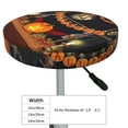 thumbnail image 4 of Lsque Halloween Decoration Round Bar chair cushion covers Velvet Fabric Premium Comfort Protects from Scratches and Stains for 14-17 Inch Chair- 14 inch, 4 of 7