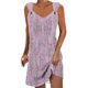 thumbnail image 1 of Vestido de Verano para las Mujeres Impreso sin Mangas Cuello en V, Fluido Casual Y Moda Vestido sin Mangas para las Mujeres, 1 of 5