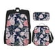 thumbnail image 1 of Balery Rose Flowers Mochila Escolar 3 en 1 para Niños - Mochila Resistente con Lonchera Térmica y Estuche - Mochila Escolar para Niños y Niñas, 1 of 7