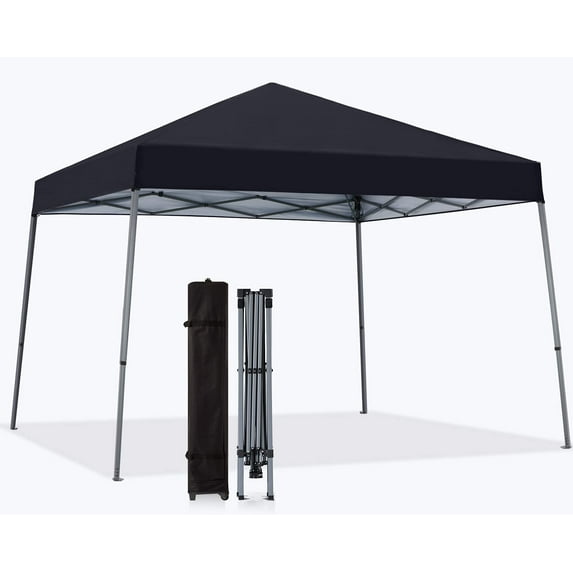 ZXNYH Portable Pop Up Canopy Tent with Large Base(10x10,White)