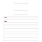 Carson-Dellosa Sentence Strips, Lined White
