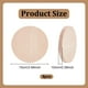 thumbnail image 2 of 6 círculos de madera sin terminar de 3,9 pulgadas, rodajas de madera redondas para manualidades, recortes de madera, discos redondos de madera., 2 of 5