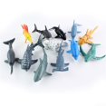 thumbnail image 2 of MINGYG Mini Ocean Animal Figure Sea Creatures Model Toy Whale Shark Crab Seahorse Squid, 2 of 9