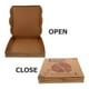 thumbnail image 4 of 20 cajas de pizza de cartón corrugado para guardar pizza y llevar, cajas de papel desechables para empacar alimentos, contenedores para porciones de pizza y regalos de fiesta., 4 of 8