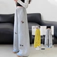 thumbnail image 5 of XXWXYD Little Girl Wide Leg Sweatpants Baggy Barrel Sweatpants for Girls Y2K Embroidered Dog Wide Leg Joggers Elastic High Waisted Cute Athleti𝖼 Trousers, 5 of 5
