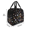 thumbnail image 2 of KLL Butterfly1 Print Insulated Lunch Bag Women, Reusable Cute Tote Lunch Box for Adult & Men, Leakproof Cooler Lunch Bags for Work Office Travel Picnic, 2 of 5