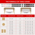 thumbnail image 6 of Valentines Day Tablecloth, Buffalo Plaid Red Hearts Valentines Table Cover Waterproof Dining Decorations, 60 x 104 inch, Polyester, 6 of 6