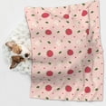 thumbnail image 6 of Pofeuu Strawberry Print Puppy Blanket,Dog Blankets,Pet Blanket Cozy Cat Blankets for Indoor Cats, Fuzzy Pet Blanket for Kitten Doggy Dog Blankets-Small, 6 of 8