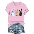 thumbnail image 3 of TaTaai Women's Easter Printed T Shirt Casual Short Sleeve Round Neck Soft Blouse Loose Fit Fashion Tops Graphic Tee for Spring Holiday Party Daily Wear Gift, 3 of 6