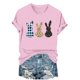 thumbnail image 3 of TaTaai Women's Easter Printed T Shirt Casual Short Sleeve Round Neck Soft Blouse Loose Fit Fashion Tops Graphic Tee for Spring Holiday Party Daily Wear Gift, 3 of 6