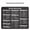 Black, variant on Excel Shortcut Mouse Pad - Micro-Woven Fabric, Non-Slip Rubber Base, 66 Essential Commands for PC Laptop Wireless Mouse Productivity