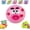 Pink, variant on New Smushers Squishy, Smushers Face Squishy, Curiosities Smusherr Dog Face Swap Squishies, Cute Slow Rise Sensory Fidget Ball, Stress Relief Stretchy Squeeze Ball for Birthday Party Gift