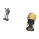 thumbnail image 5 of Figura de escritorio,Estatua de caballero,arte,artesanía,coleccionable,escritorio,oficina,Estatua de mujer africana,Estante de oficina con estatua de mujer africana,Adorno de figura de resina, 5 of 8