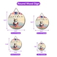 thumbnail image 5 of Freedom Manx on Independence Day 4th of July Round Wood Sign Cat Lover Kitten Owner Gifts Hanging Wall Home Decor - 01005, 5 of 5