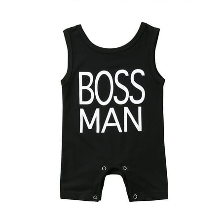 

Baby Boy Kids Newborn Infant Romper Jumpsuit Sleeveless Casual Cotton Rompers Clothes Outfits