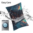 thumbnail image 5 of Kdxio Cotton Pillow Cases 20"x30" Pillowcases,Soft and Breathable Bedroom Pillow Cases-Starry Sky Moon Wolf Leader-No Pillow Core, 5 of 5