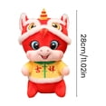 thumbnail image 6 of YIFAEUX Year of The Horse Plush Toy Lion Dance Mascot for 2026 Chinese New Year Gift Soft Stuffed Animal for Celebration And Decoration, 6 of 7