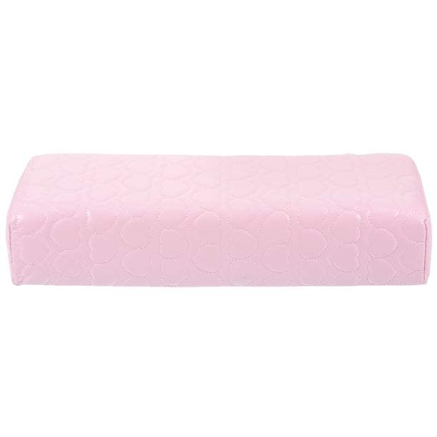1 PC Cuero Salón de cuero Nail Rest Sobre Cojín Holder Hand Pillows Nail Herramienta de manicura