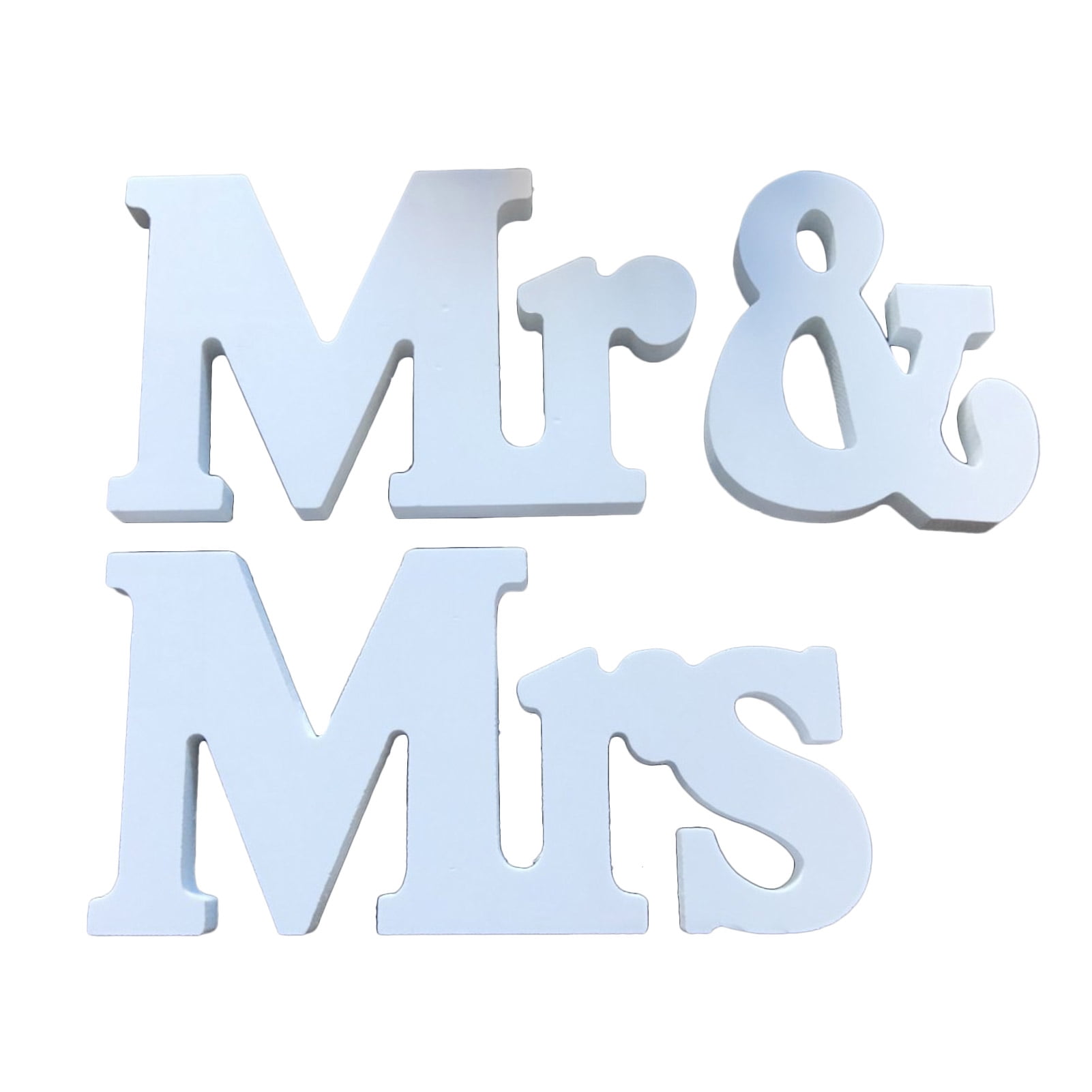 Riapawel White Wooden Letters Alphabet Word Wall Decoration Wedding  Decoration Centerpieces Decor Letters - Walmart.com