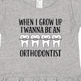 thumbnail image 4 of Inktastic Future Orthodontist Dental Care Gift Girls Toddler Dress, 4 of 5
