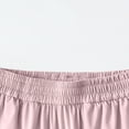 thumbnail image 4 of Lenpel Girls' Wide Leg Pants Lightweight Elastic Waist Athletic Casual Pants Summer Loose Trousers with Pockets 4-15 Y, 4 of 5