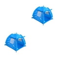 thumbnail image 4 of Billuyoard tienda para mascotas al aire libre lavable jaula plegable para cachorros tela oxford impermeable nido perro gato casa interior para L/Azul 2Conjunto, 4 of 6