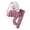 Pink, variant on mgoYE Toddler Girl Clothes Fall Winter Outfits Girl Sweatshirt Top 4T 5T 6T 7T 8T Pants Set(Pink,8Y)
