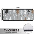 thumbnail image 5 of Kitchen Rugs Sets Of 2,Gray Christmas Tree Pattern Anti Fatigue Kitchen Mat Rugs Non Slip Washable,Decorative Kitchen Floor Mats for Kitchen,Sink,Laundry,17"x47"+17"x47", 5 of 5