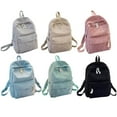 thumbnail image 5 of ATJIA Vintage School Bookbag, Travel Laptop Backpack, Corduroy Backpack, Casual Daypack for College, 5 of 22