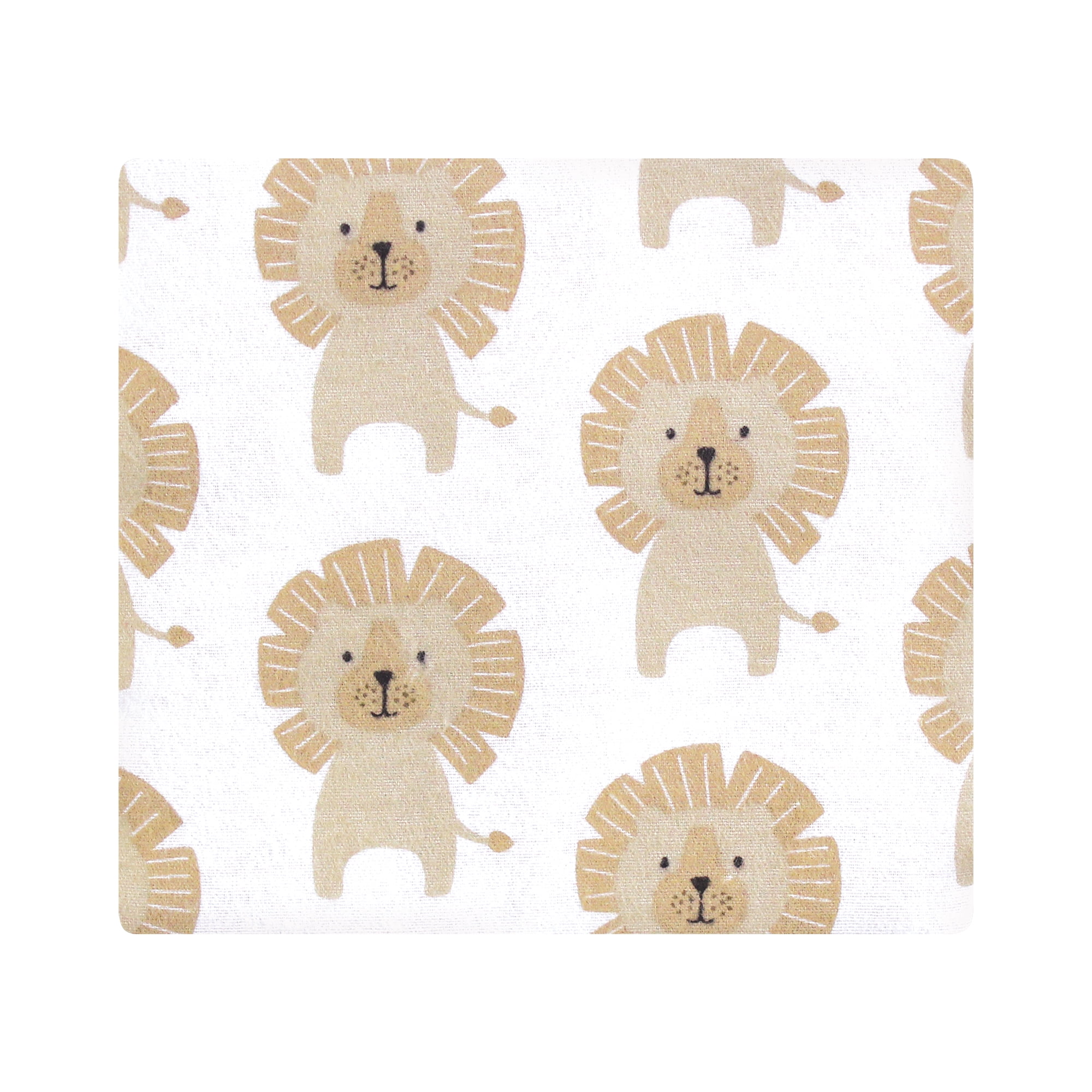 Hudson Baby Infant Boys Cotton Flannel Receiving Blankets 7pk, Modern Lion, One Size