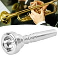 thumbnail image 1 of Metal Trumpet Mouthpiece Replacement Parts Accessories For Trumpeter, Wide Compatibility, High Sensitivity, Efficient Design, 1 of 8