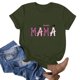 thumbnail image 1 of Fiudx Camisetas para Mujer Blusa de Manga Corta con Estampado de Moda para Mujer, Divertida Camiseta con Cuello Redondo, 1 of 3