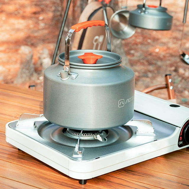 Hervidor de agua para Camping de calentamiento rápido de 1,/ para Picnic, , café, equipo de senderismo al aire libre, hervidor portátil, Ute 2L Macarena Tetera hervidor al aire libre
