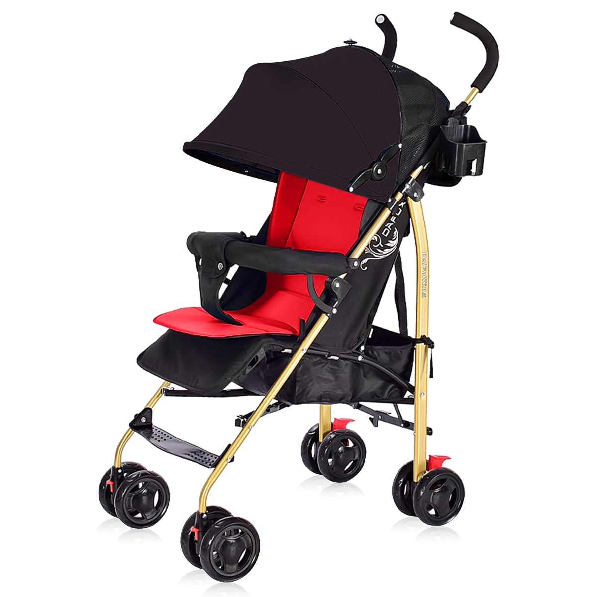 Portable Foldable Aluminum Baby Stroller ShakeProof Protect Baby's