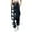A Navy, variant on Women Joggers Halloween Printed High Waisted Sweatpants Stretch Drawstring Grunge Trousers Fall Winter Relaxed Fit Comfy Pants Women