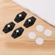 thumbnail image 3 of Rueda Universal 4 Uds. De ruedas para muebles, polea de caja de almacenamiento de rueda Universal autoadhesiva (negro), 3 of 5