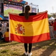 thumbnail image 1 of Bandera de Fútbol de Ee. Uu., Canadá y México, Chal, Capa, Bandera para Fanático, 2026, 1 of 6