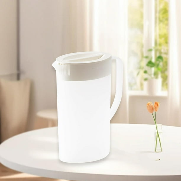 Jarra con tapa, jarra para bebidas, juego de hervidor de agua fría, jarra para bebidas para refrigerador