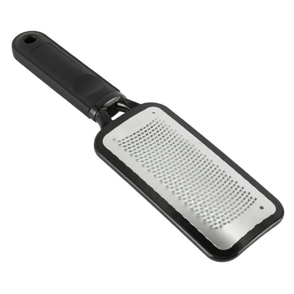 2 Pcs Pedicure Foot File Stainless Steel Colossal Foot Rasp Dead Skin Heel Scrub Shaver Callus Remover for Dry and Wet Toe and Feet Peel