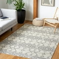 thumbnail image 2 of SAFAVIEH Tulum Percival Geometric Area Rug, 4'5" x 6'5", Dark Grey/Ivory, 2 of 8