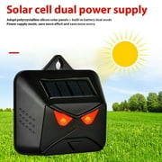 Lycxbfjia 4 X Solar Predator Guard Light Red Led Deterrent Light Night Animal Repeller