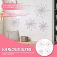 thumbnail image 6 of 4 Pcs Pink Metal Wall Art Bling Home Decor Rhinestone Teardrop Wall Hanging Accents Easy to Hang Decor Set for Living Room Office Bedroom, 6 of 11