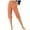 Orange, variant on XBASW Womens Cotton Linen Capri Pants Solid Color Seven-Minute Pants Summer the Knee Trousers for Womens S-3XL