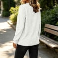 thumbnail image 5 of Binmer Women's Crew Neck Long Sleeve Denim Sweatshirt,Casual Loose Pullover Shirts ,XXL, 5 of 6