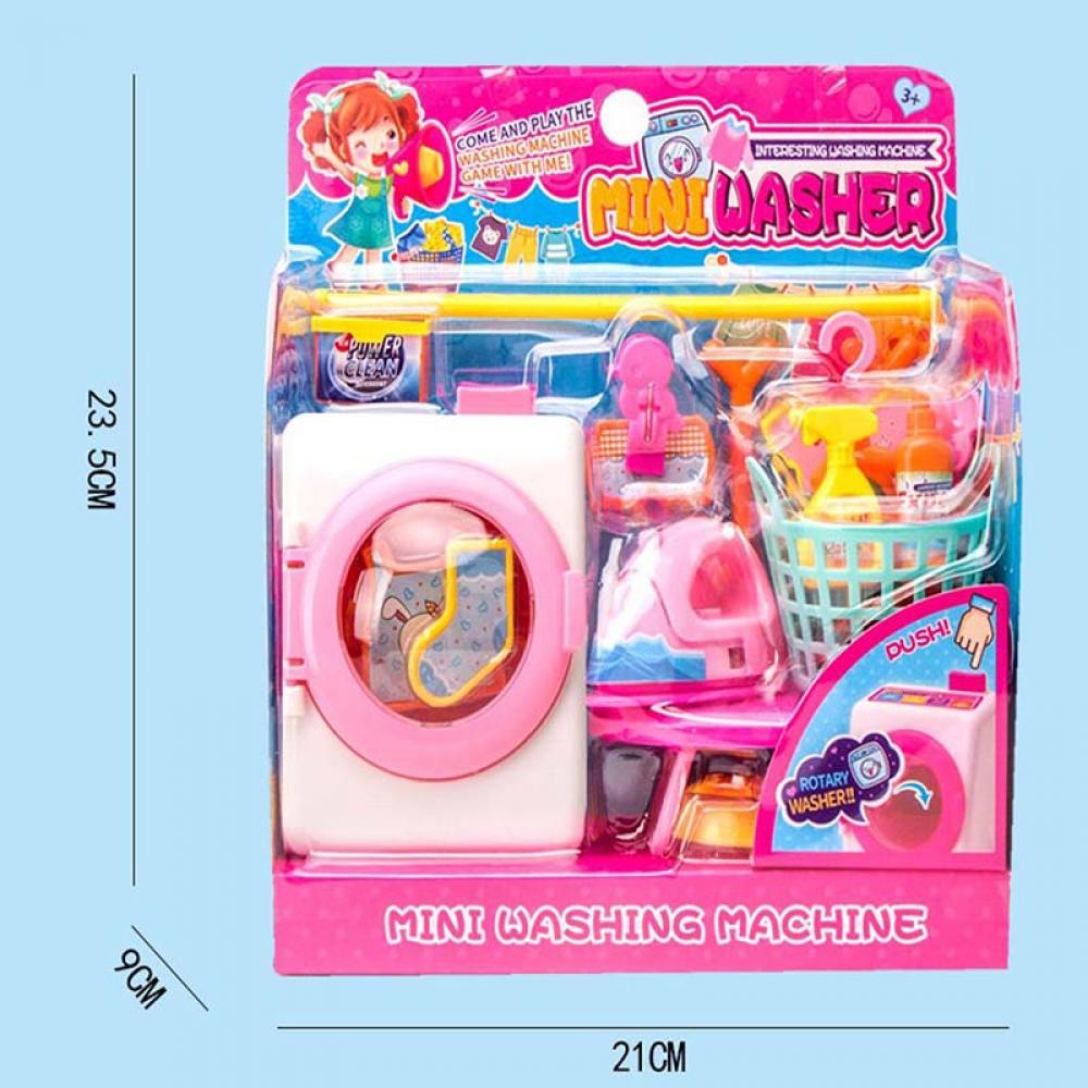 Kids Washing Machine Toy, Pretend Play Clothes Washer Toy Laundry  Accessories for Toddlers 1 2 3 Year 