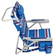 thumbnail image 2 of Silla de playa Tommy Bahama, 5 posiciones, rayas azules, aluminio, 2 of 5